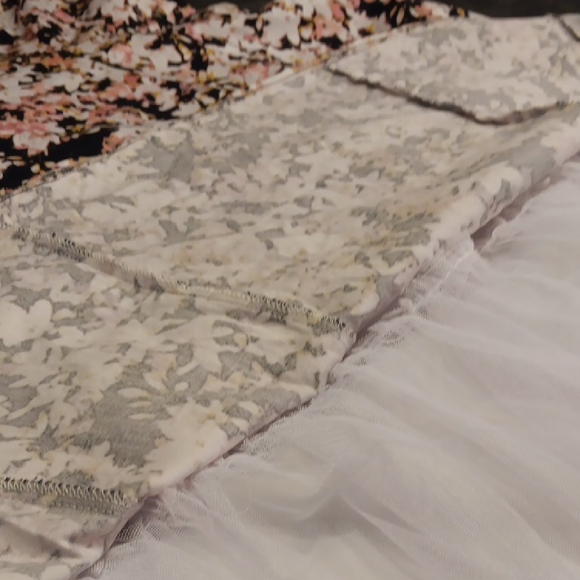 Liz Claiborne Floral Print Fit And Flare Cottagecore Dress - Pink and Black NWOT - Picture 12 of 14